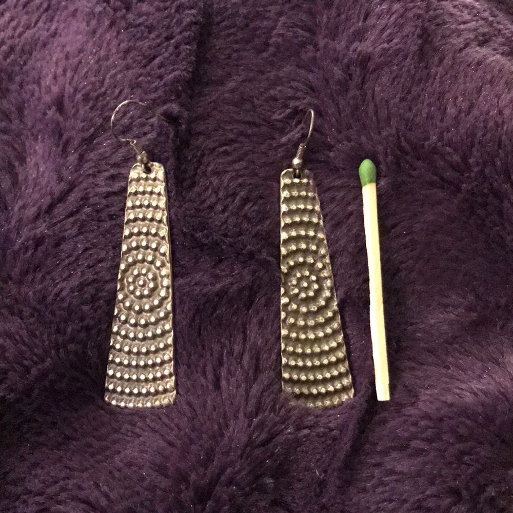 Long Rectangular Earrings - image 2